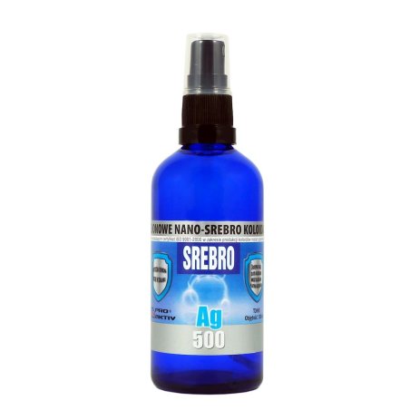 Pro Aktiv Nano-srebro koloidalne Ag500 50ppm spray 100ml
