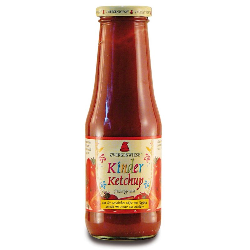 Zwergenwiese Ketchup dla dzieci bez cukru bezglutenowy bio 500ml