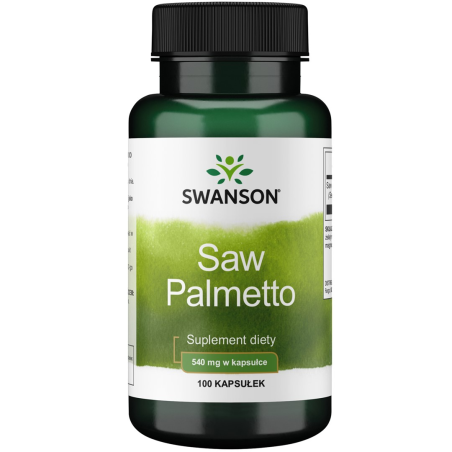 Swanson Saw Palmetto (palma sabałowa) 540mg 100kaps.