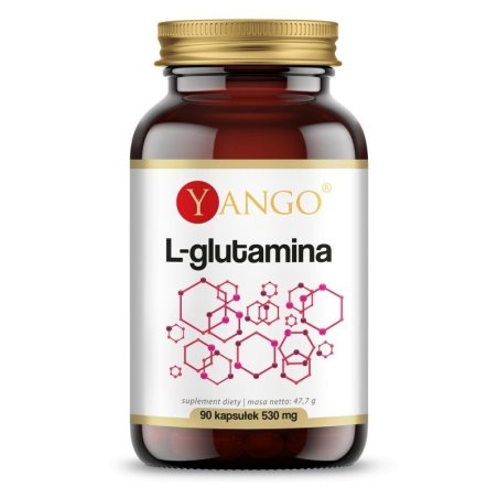 Yango L-glutamina 530mg 90kaps.