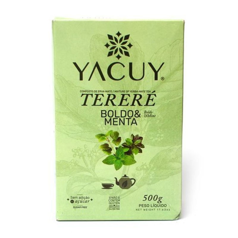 Yerba mate Yacuy Terere Boldo Menta 500g