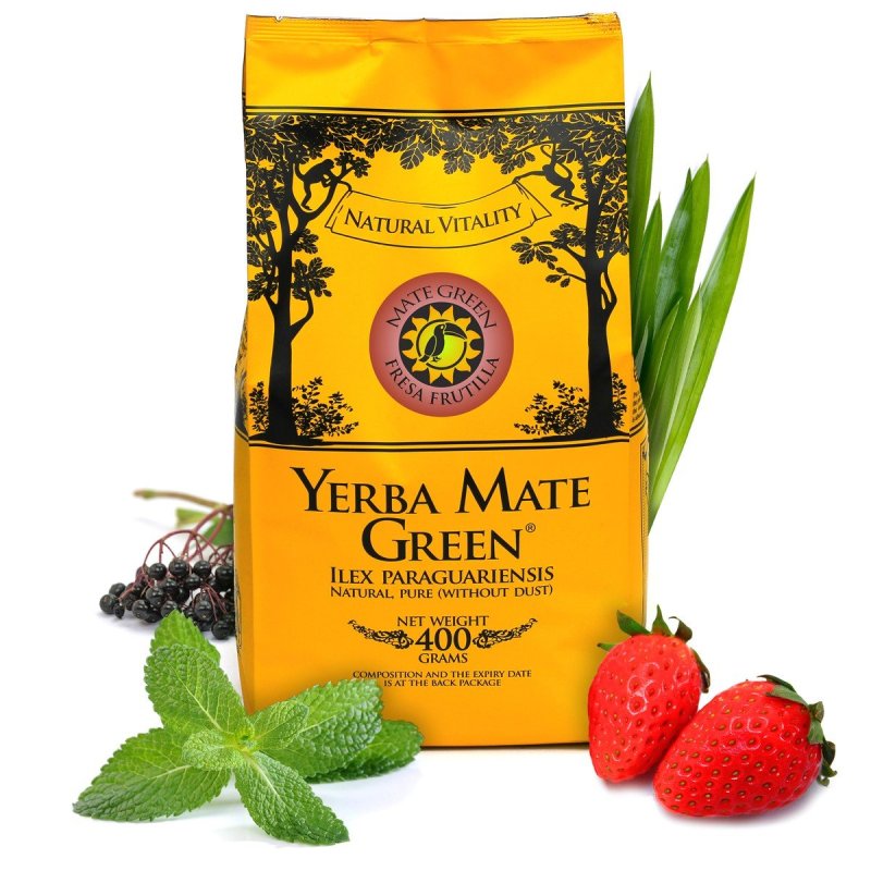 Yerba mate Green Fresa Frutilla 400g
