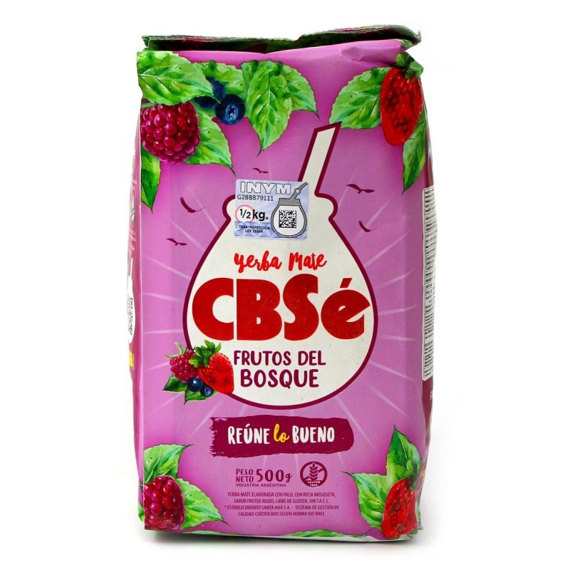 Yerba Mate CBSe Frutos des Bosque 500g