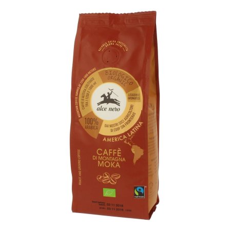 Kawa 100% Arabica Moka mielona BIO 250g Alce Nero