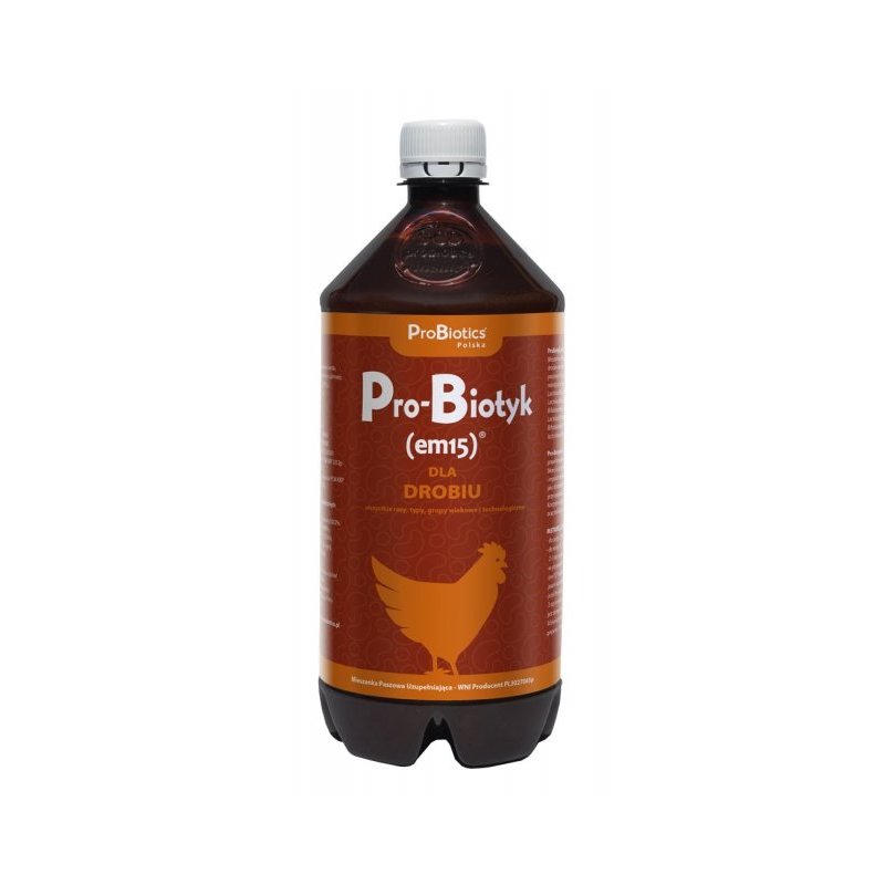Probiotics Pro-Biotyk Em15 dla drobiu 1l
