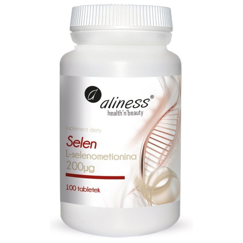 Selen Select® (L-selenometionina 200µg) 100tabletek Aliness