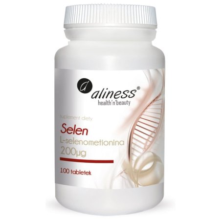 Selen Select® (L-selenometionina 200µg) 100tabletek Aliness