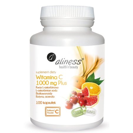 Witamina C 1000mg Plus 100kapsułek Aliness