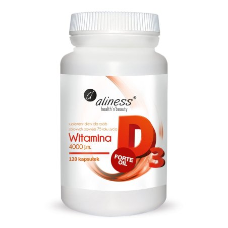 Witamina D3 Forte 4000jm 120kapsułek Aliness