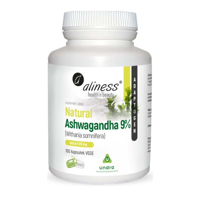 Ashwagandha 100kapsułek Aliness