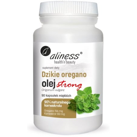 Dzikie oregano olej 100% 90kapsułek Aliness