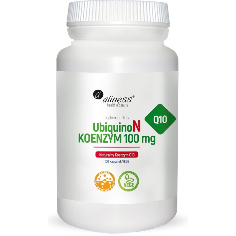 UbiquinoN naturalny koenzym Q10 100mg 100kapsułek Aliness
