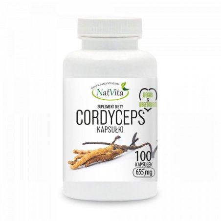 NatVita Cordyceps 655mg 100kaps.