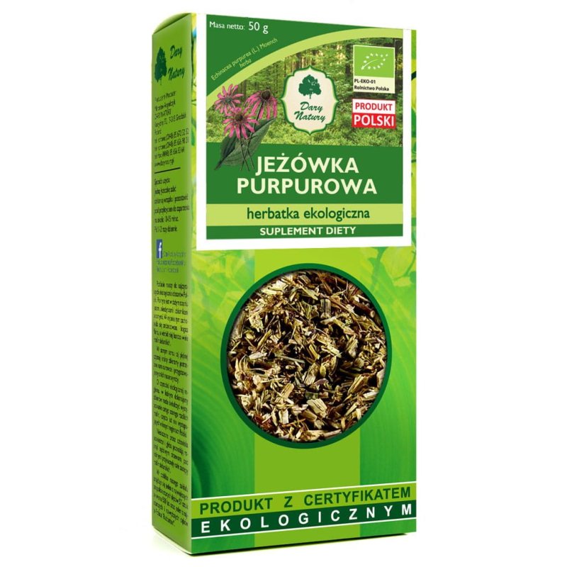 Jeżówka purpurowa (echinacea) EKO 50g Dary natury