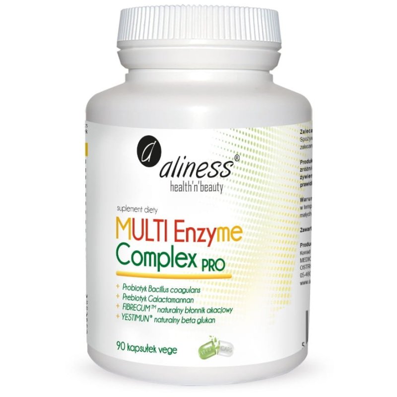 Multi Enzyme Complex PRO 90kapsułek Aliness
