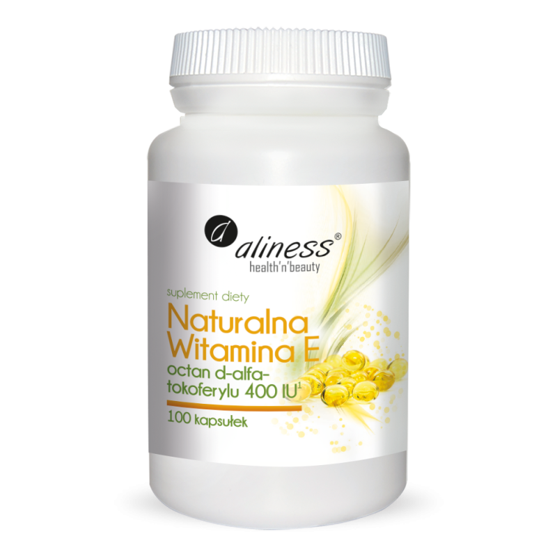Naturalna Witamina E 100kapsułek Aliness