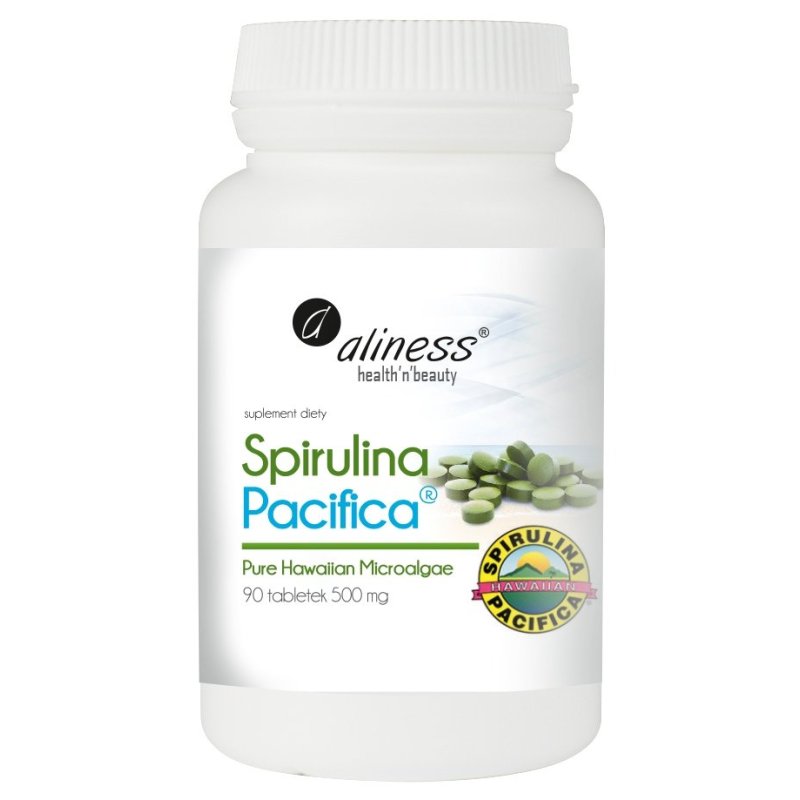 Spirulina Hawajska Pacyfica® 500mg 90tabletek Aliness
