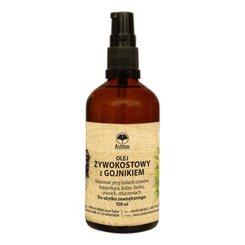 Olej żywokostowy z gojnikiem spray 100ml Astron