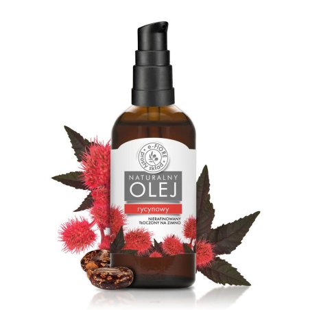 Olej rycynowy kosmetyczny, tłoczony na zimno, 100ml