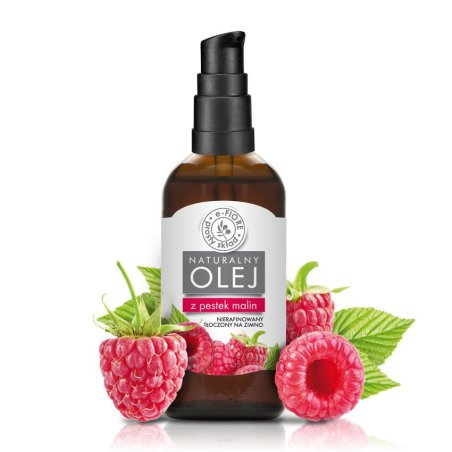 Olej z pestek malin zimnotłoczony 100ml e-FIORE
