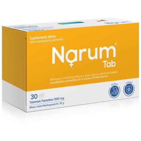 Narum Tab 500mg 30tabletek Narine
