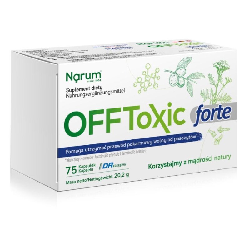 Narum OFFtoxic 200mg 30kaps.