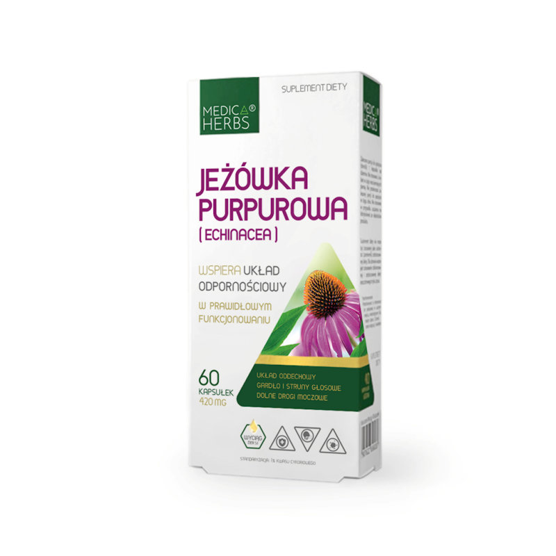 Medica Herbs Jeżówka purpurowa (echinacea) 420mg 60kaps.