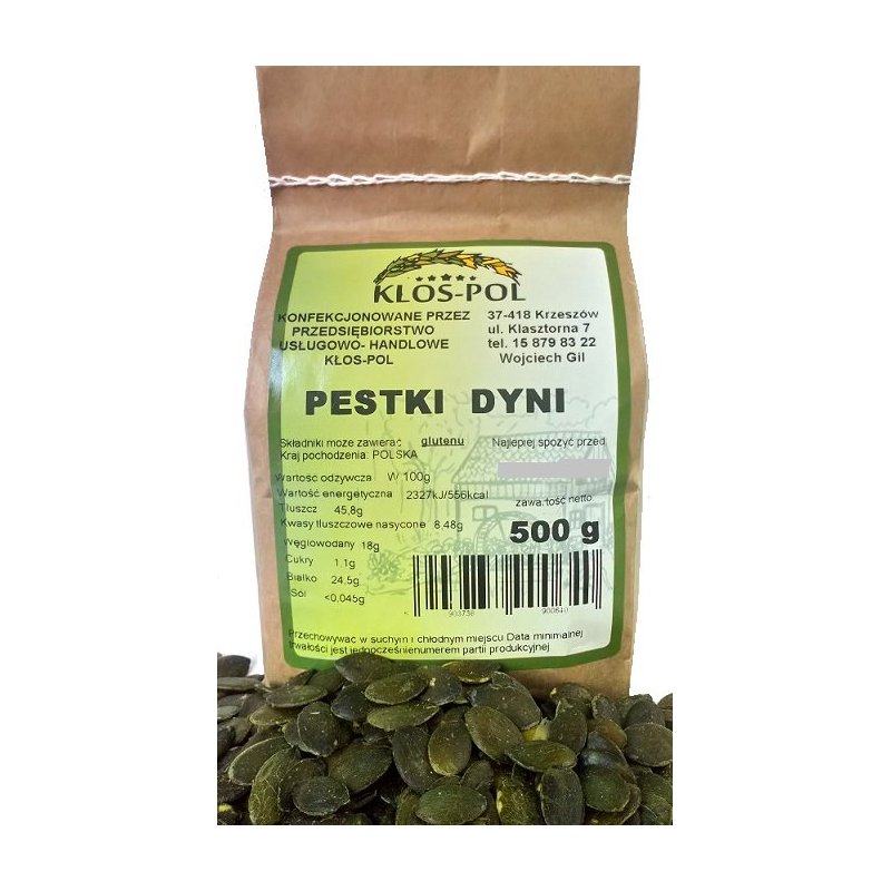 Dynia pestki 500g Kłos-Pol