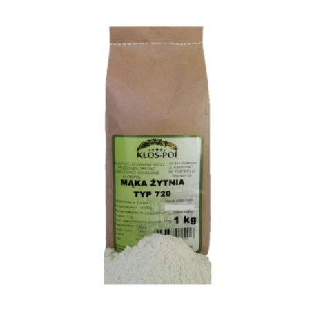 Mąka żytnia typ 720 1kg Kłos-Pol
