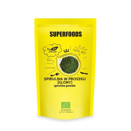 Spirulina w proszku (glony) BIO 200g Bio Planet