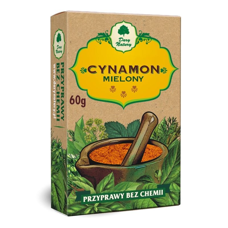 Cynamon mielony 60g Dary Natury
