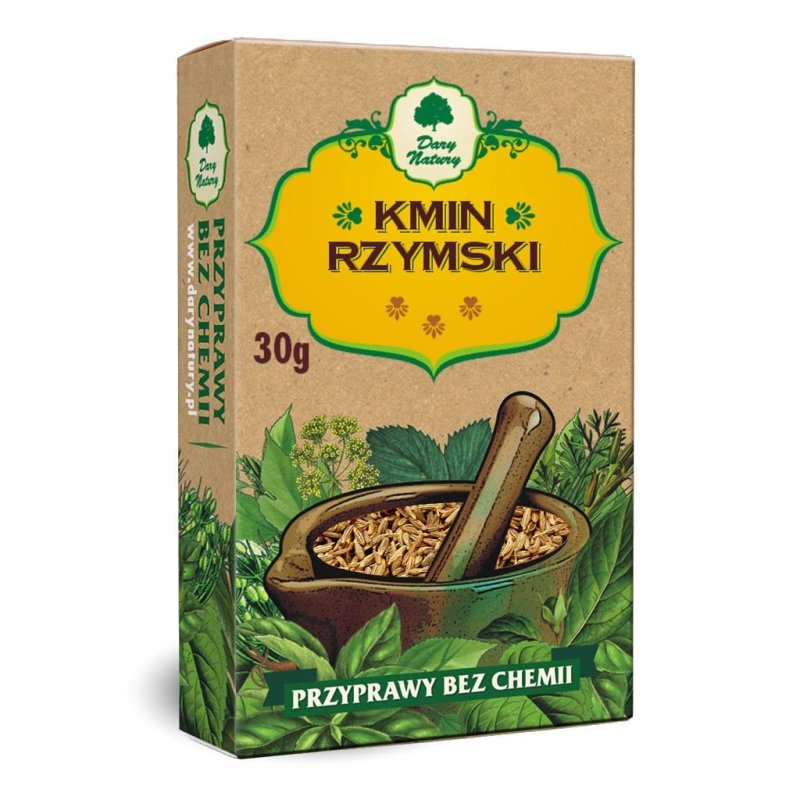 Kmin rzymski ziarno 30g Dary Natury