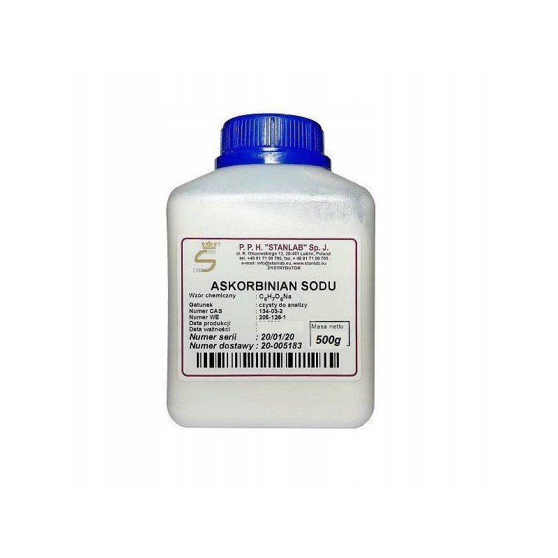 Askorbinian Sodu CZDA 500g Stanlab