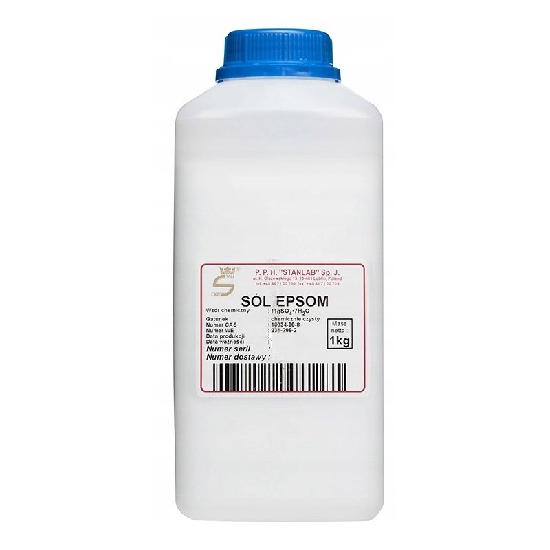 Siarczan magnezu siedmiowodny (sól Epsom, sól gorzka) 1kg Stanlab