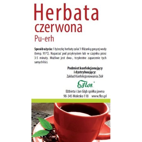 Herbata czerwona PU-ERH 100g Flos