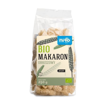 Makaron orkiszowy jeżyki BIO 250g Niro