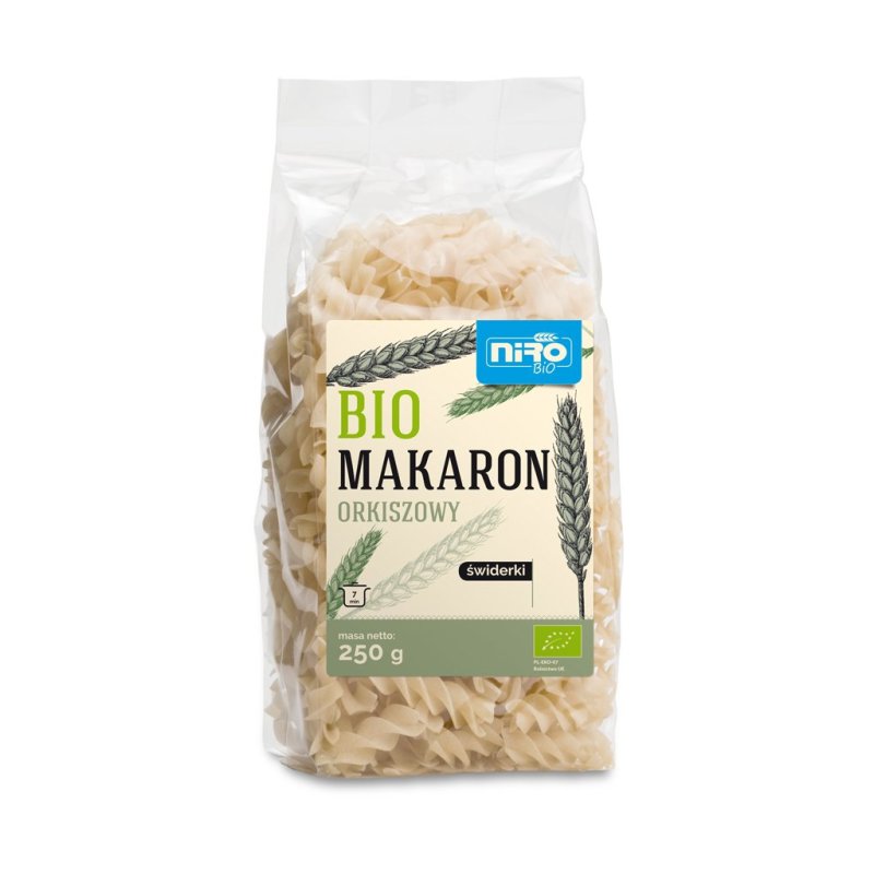 Makaron orkiszowy świderki BIO 250g Niro