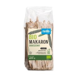 Makaron pełnoziarnisty z orkiszu wstążki BIO 400g Niro
