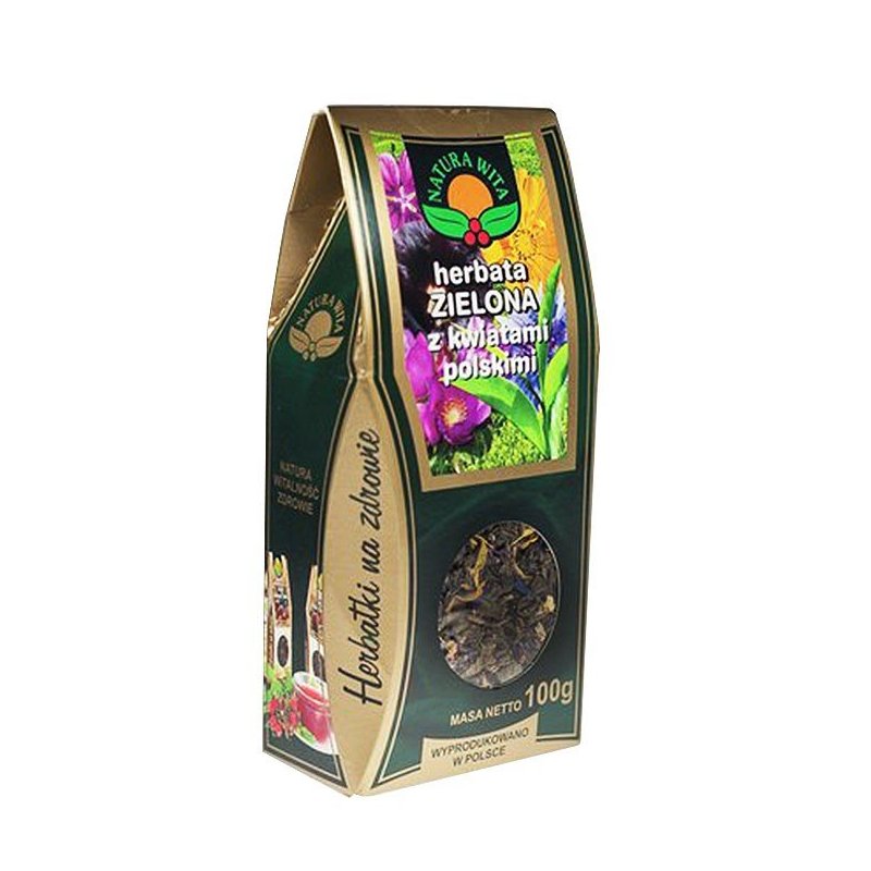 Herbata zielona z kwiatami polskimi 100g Natura Wita
