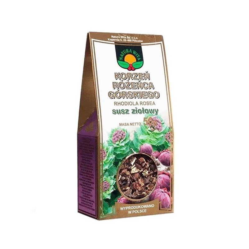 Różeniec górski korzeń krojony 50g Natura Wita