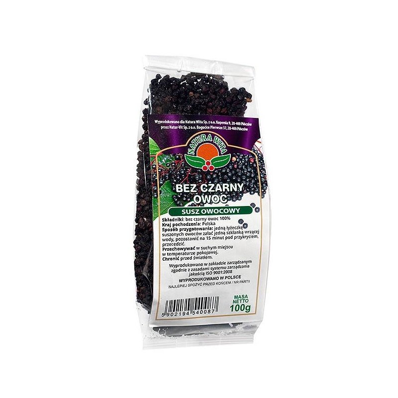 Natura-wita Bez czarny owoc 100g