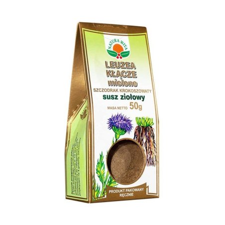 Natura-wita Szczodrak krokoszowaty (leuzea) korzeń mielony 50g