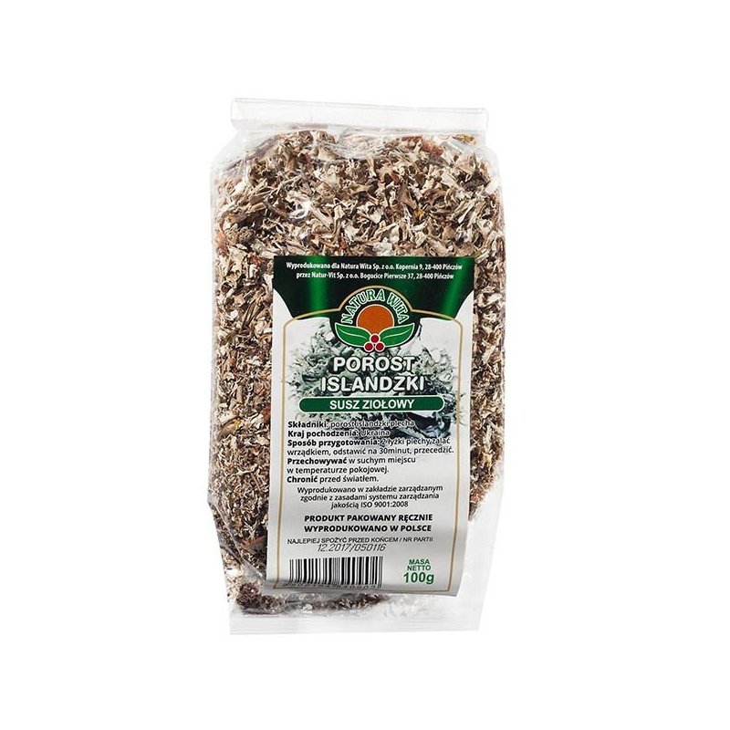 Natura-wita Porost islandzki susz ziołowy 100g