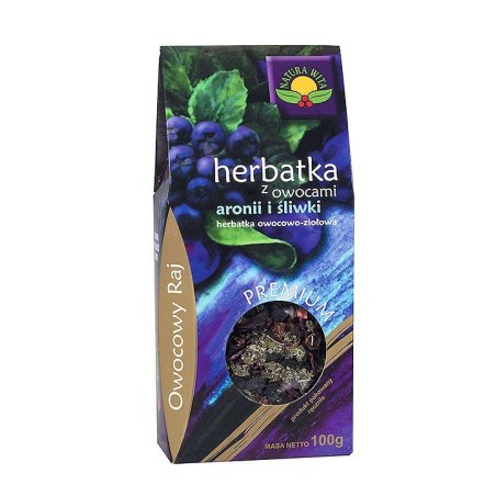 Natura-wita Herbatka z owocami aronii i śliwki 100g
