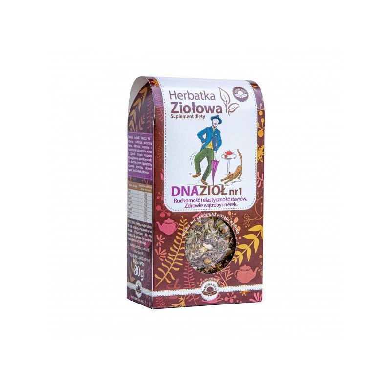 Natura-wita Herbatka ziołowa Dnazioł nr 1 80g