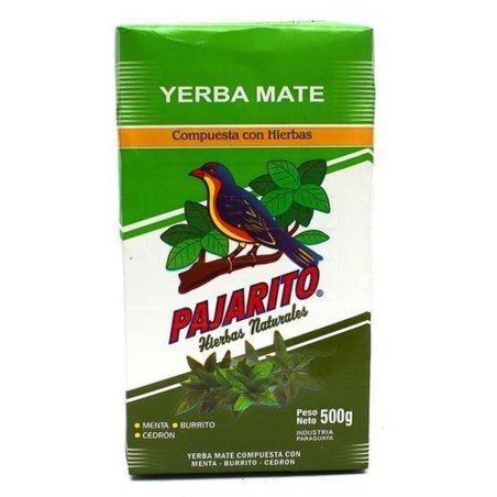 Pajarito Hierbas Naturales (ziołowo-miętowe)  Yerba Mate 500g