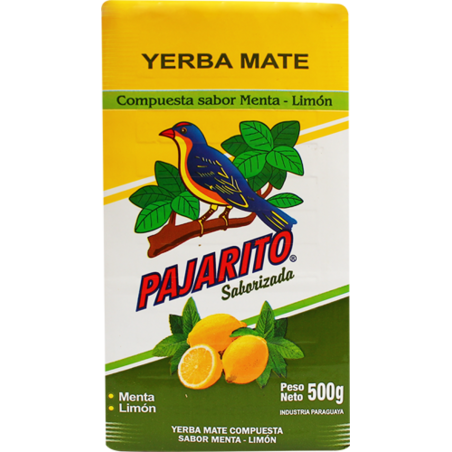 Pajarito Saborizada Menta Limon (miętowo-cytrynowe) Yerba Mate 500g