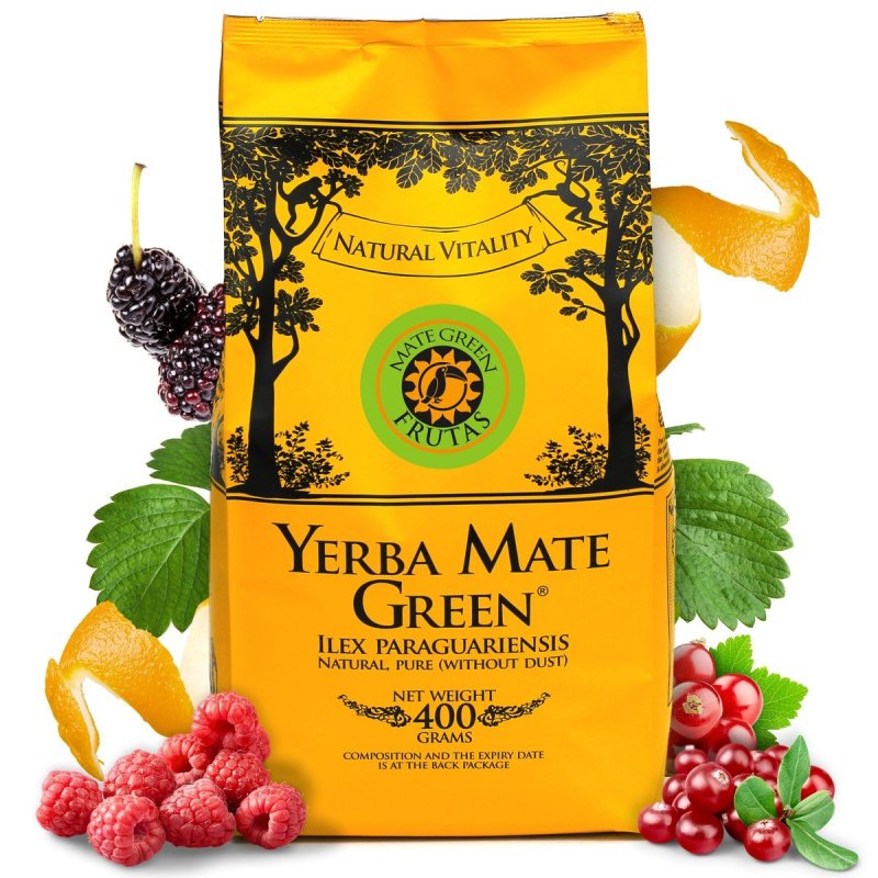Yerba mate green FRUTAS 200g
