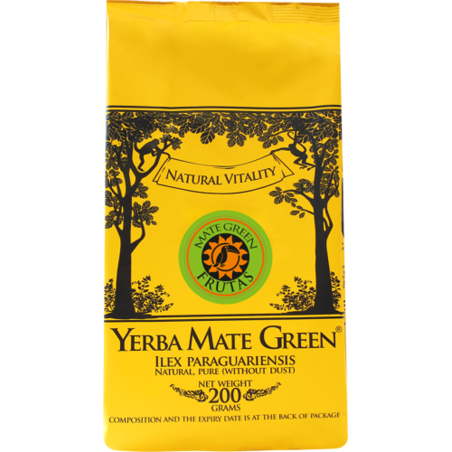 Yerba mate green FRUTAS 200g