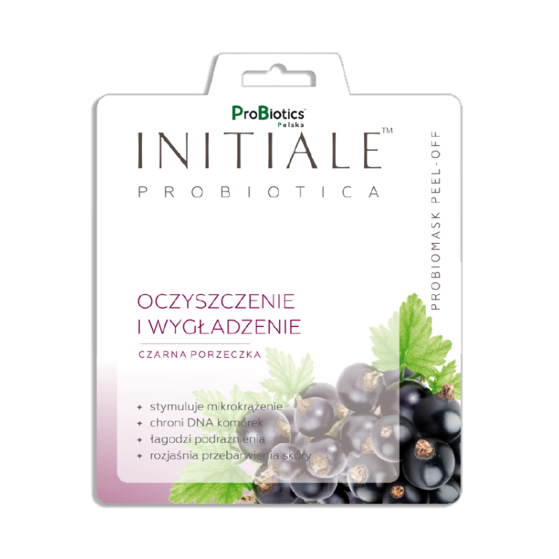 Maseczka OCZYSZCZENIE I WYGŁADZENIE Czarna porzeczka 12g ProBiotics